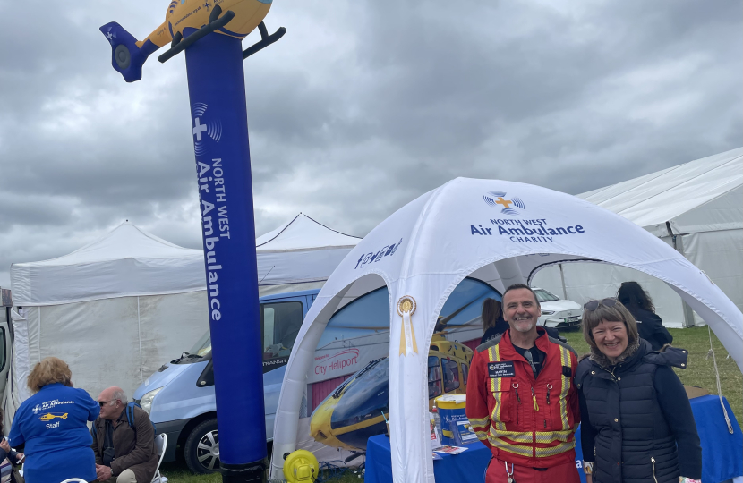 North West Air Ambulance team at the Royal Cheshire Show