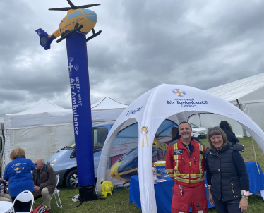 North West Air Ambulance team at the Royal Cheshire Show